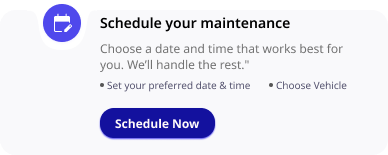 schedule maintenance